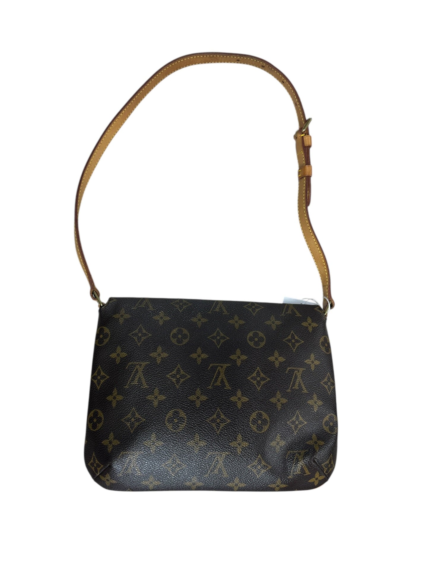 LOUIS VUITTON Monogram Musette Tango Shoulder Bag Brown Gold Hardware | Authentic Pre-Owned Luxury