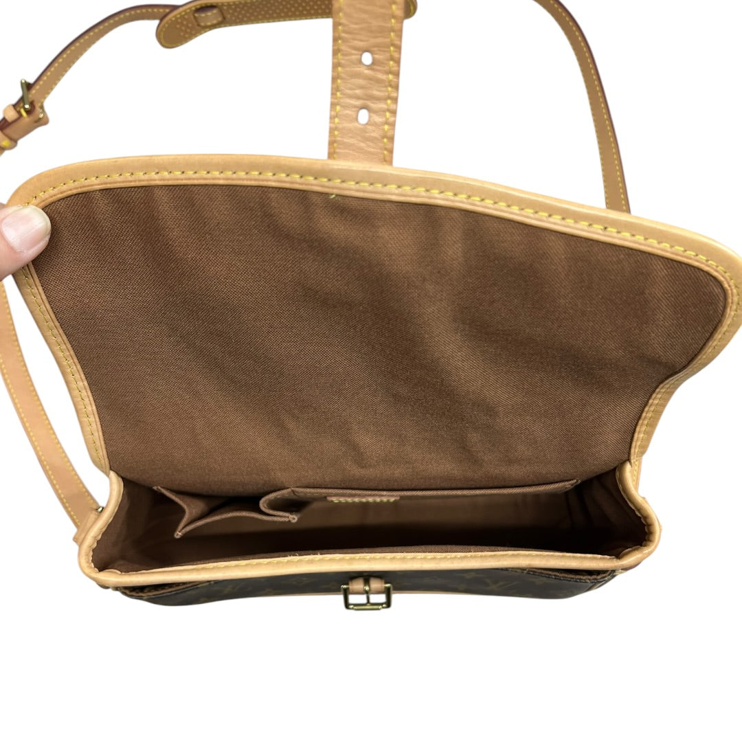 LOUIS VUITTON Monogram Saint Cloud PM Crossbody Bag Brown Gold Hardware | Authentic Pre-Owned Luxury