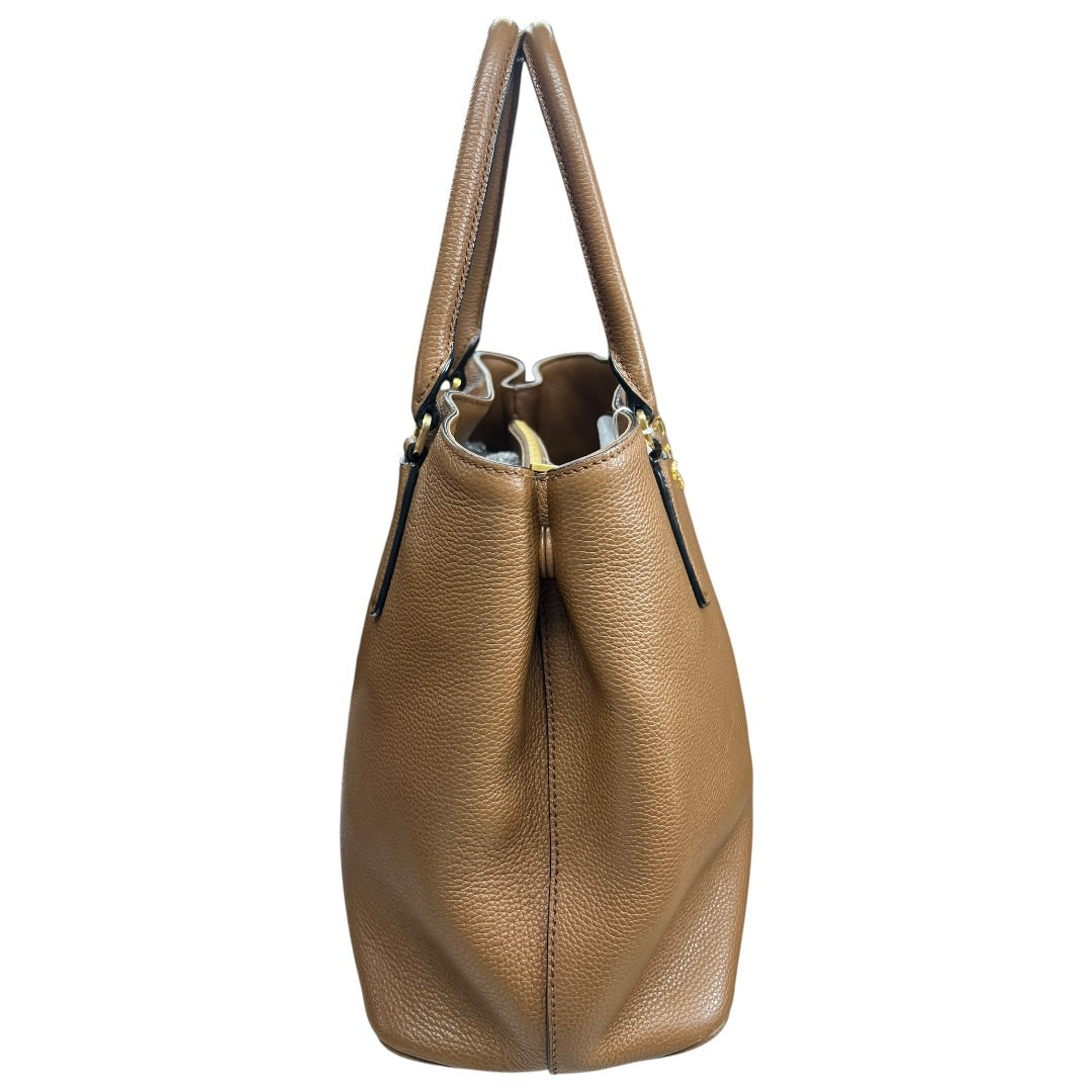 PRADA Vitello Daino Leather 2Way Tote Shoulder Bag Caramel Gold Hardware | Authentic Pre-Owned Luxury