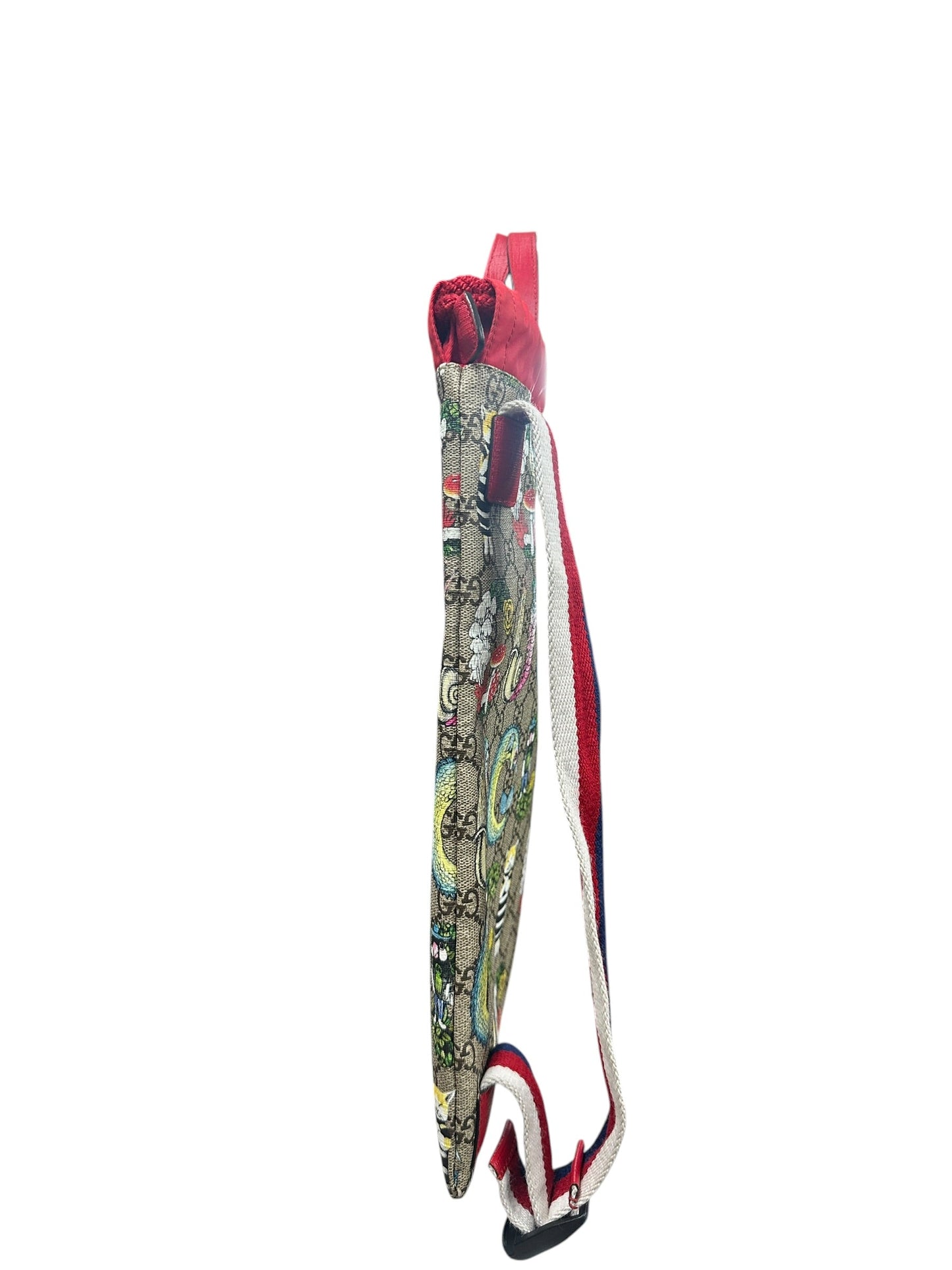 GUCCI GG Supreme Animalier Drawstring Backpack Multicolor | Authentic Pre-Owned Luxury
