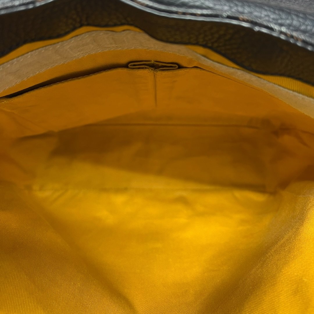GOYARD Goyardine Ambassade Messenger Bag Black and Tan Silver Hardware | Authentic Pre-Owned Luxury