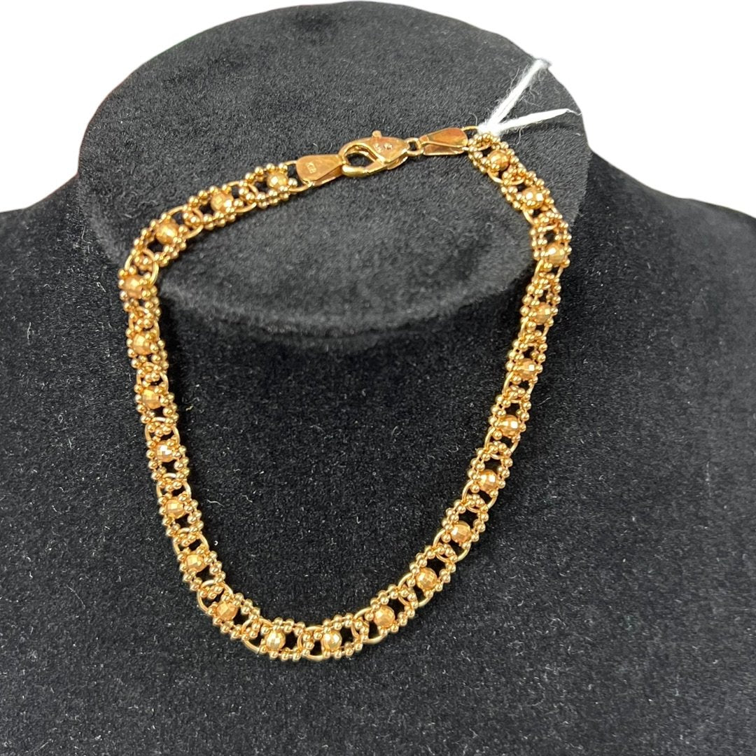 K18 7.81g Gold-tone Bracelet Gold Gold-tone Hardware | Authentic Pre-Owned Luxury