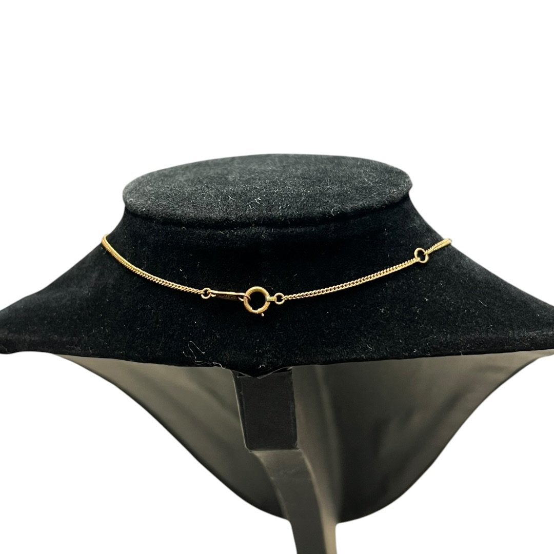 18K Yellow Gold Necklace Gold, Clear Gold Hardware | Authentic Pre-Owned Luxury