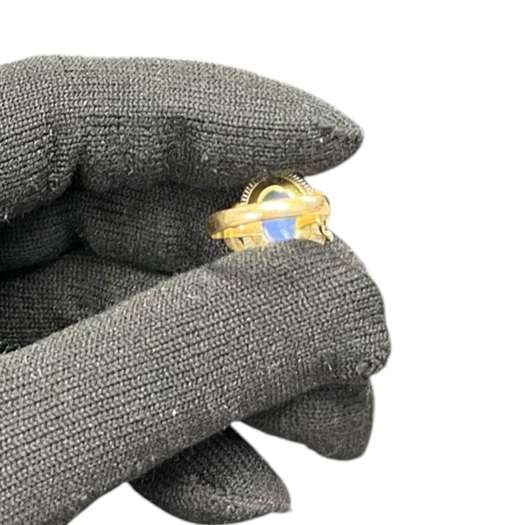 Opal, 18K Gold Ring Gold, Multi-color (Opal) Gold | Authentic Pre-Owned Luxury