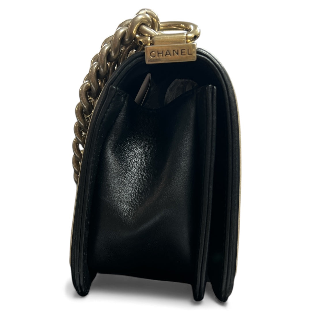 CHANEL Chain Shoulder Bag Black/Gold | Authentic Pre-Owned Luxury