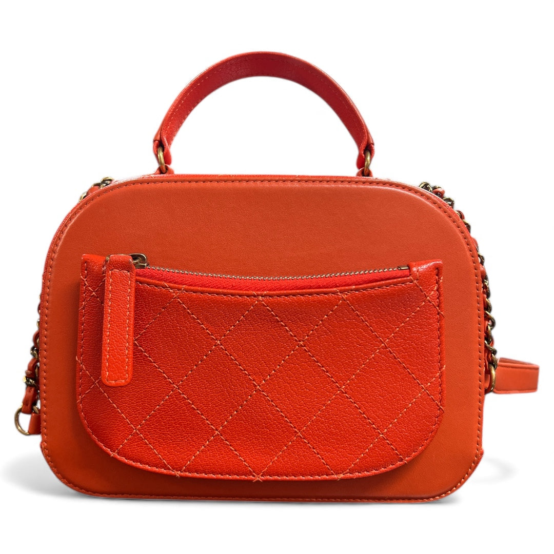 CHANEL Orange 2-Way Shoulder Handbag | Authentic Pre-Owned Luxury