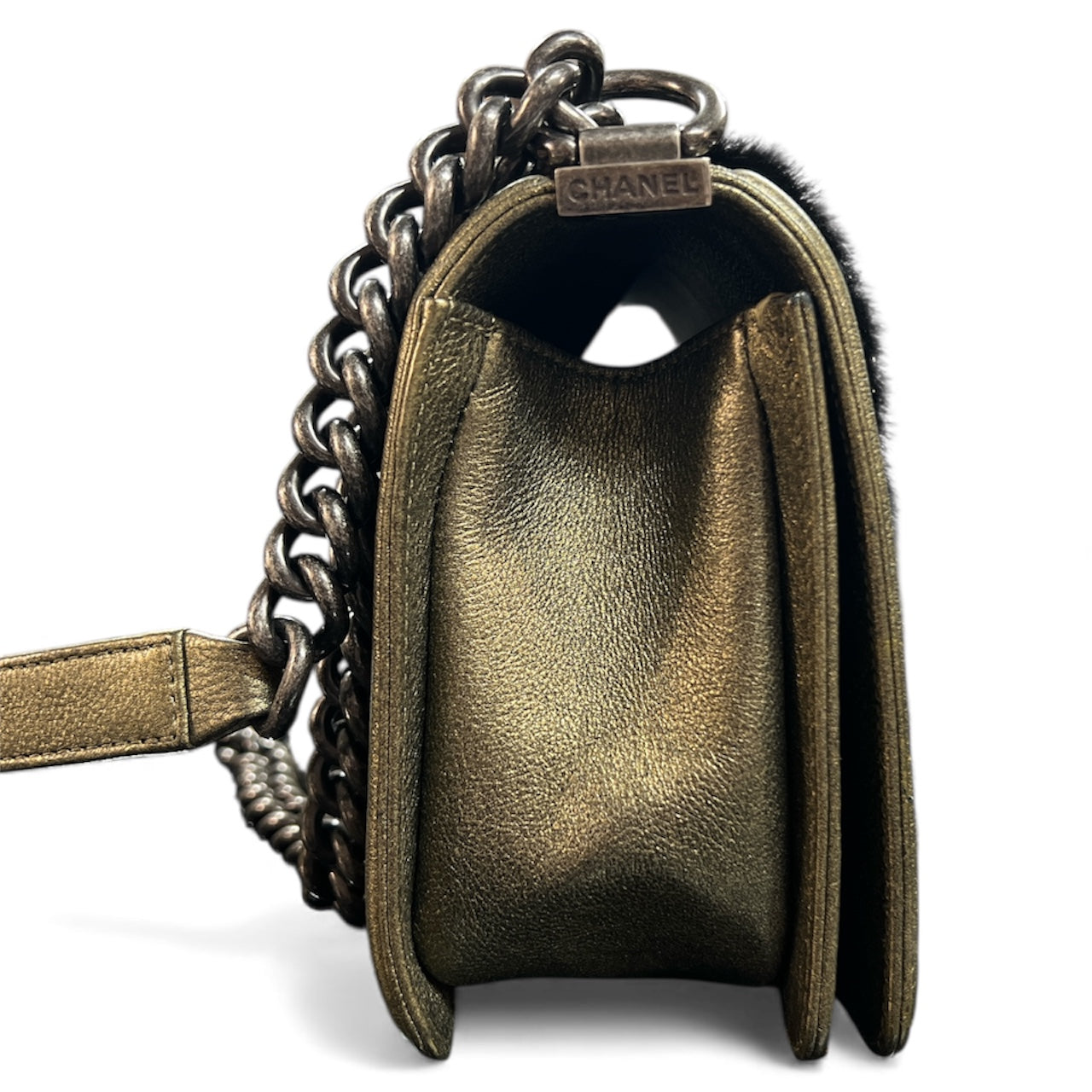 CHANEL Boy Chanel Gold Shoulder Bag | Authentic Pre-Owned Luxury