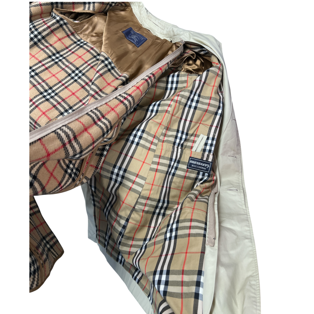 Burberry Ivory Trench Coat | Authentic Pre-Owned Luxury