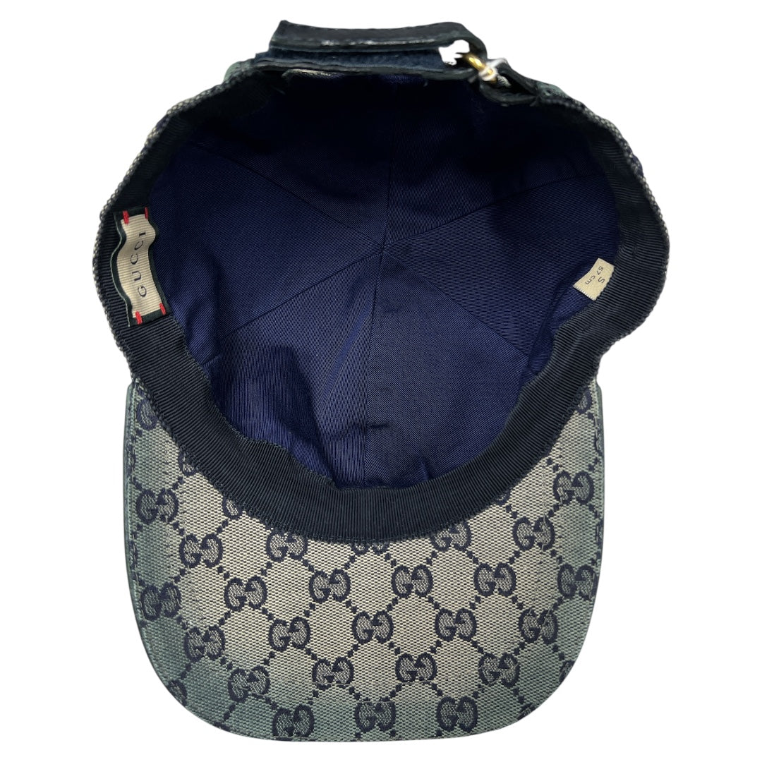 GUCCI GG Supreme Web Stripe Baseball Cap | Authentic Pre-Owned Luxury