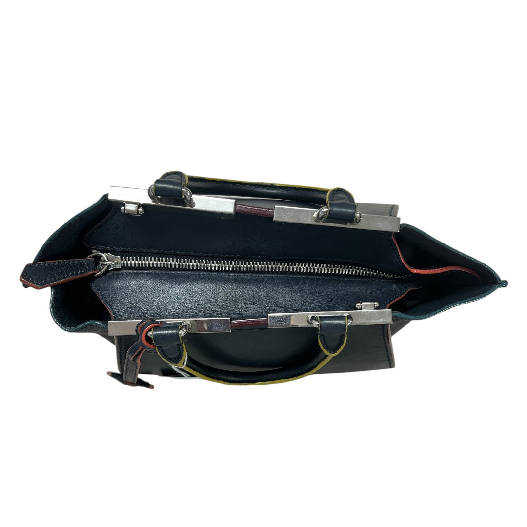 FENDI Petite 2Jours Leather 2-Way Top Handle Shoulder Bag Black | Authentic Pre-Owned Luxury