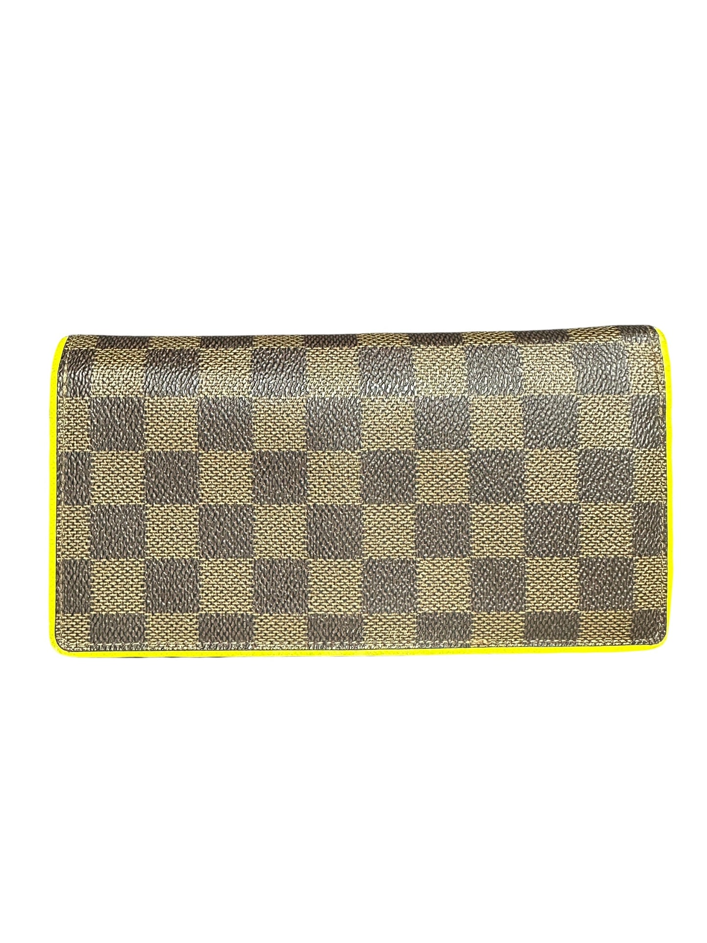 LOUIS VUITTON Damier Ebene with Yellow Accents | Authentic Pre-Owned Luxury