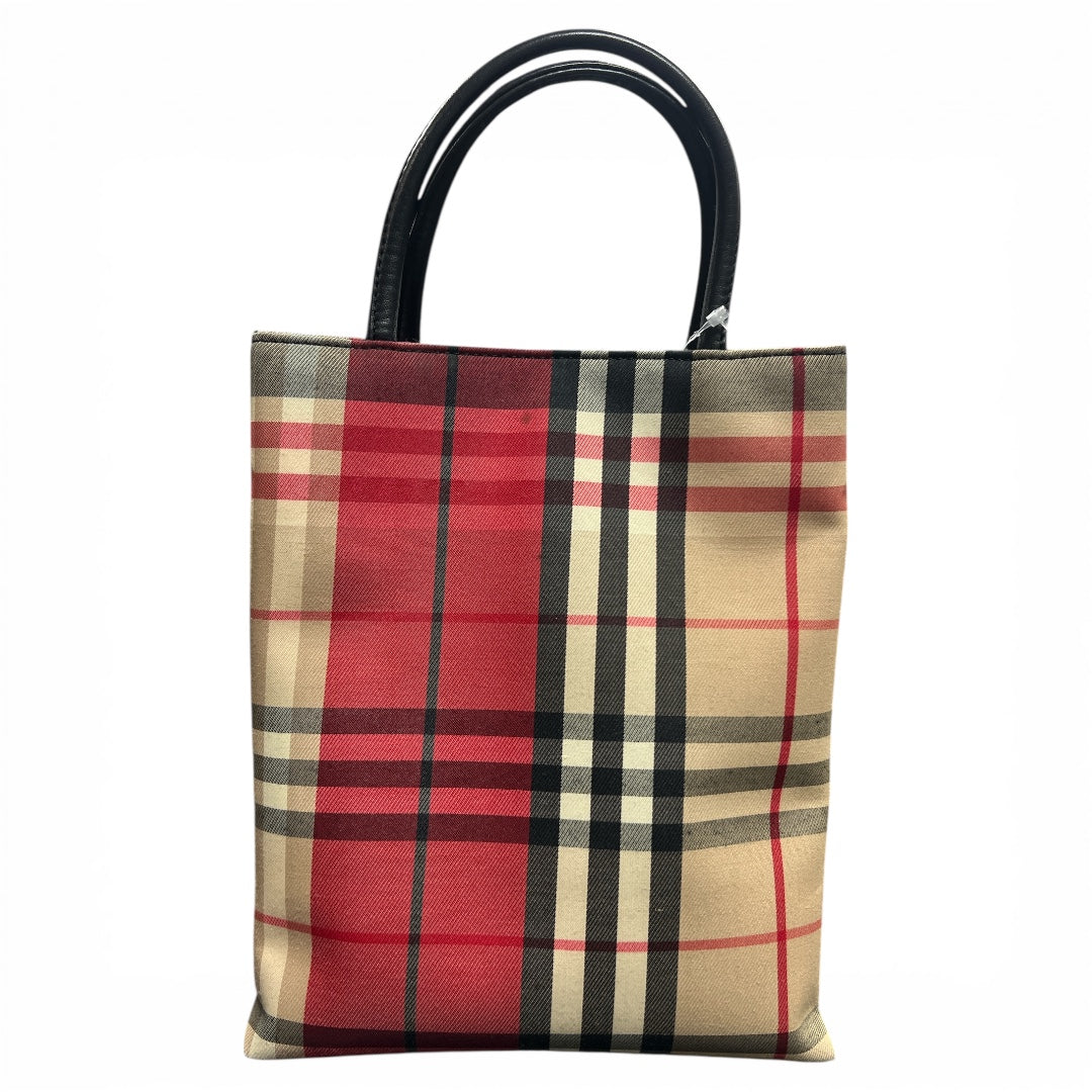 T-Family Burberry Check Pattern Handbag! | Authentic Pre-Owned Luxury