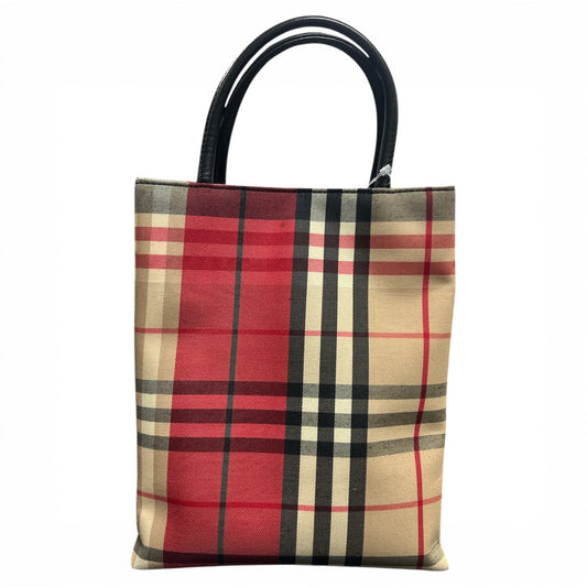 T-Family Burberry Check Pattern Handbag! | Authentic Pre-Owned Luxury