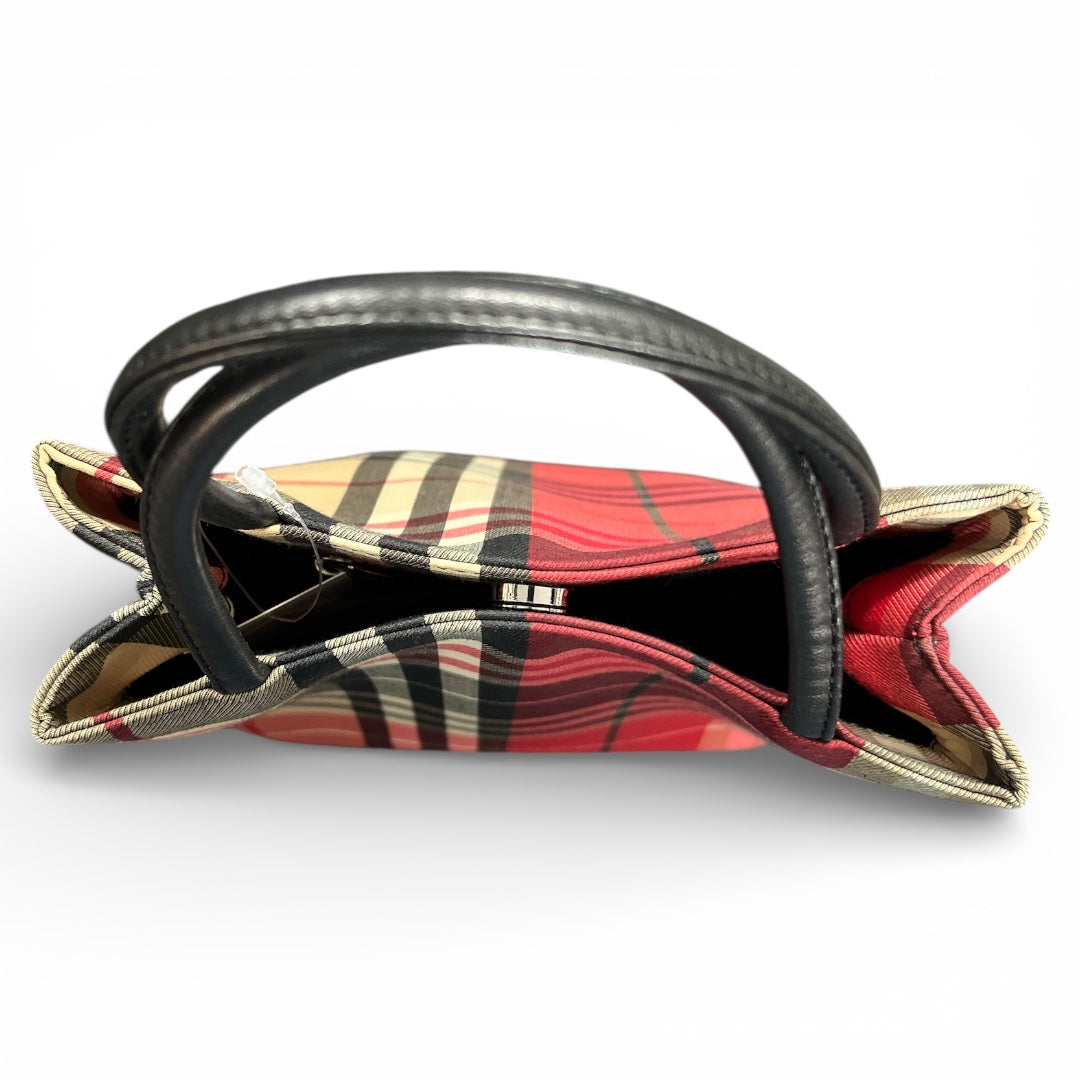 T-Family Burberry Check Pattern Handbag! | Authentic Pre-Owned Luxury