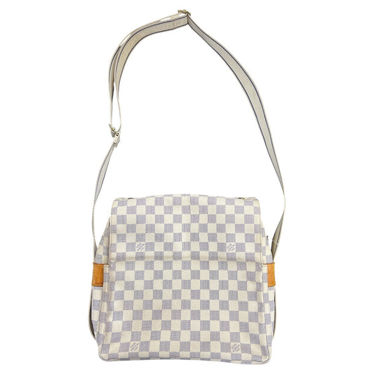 T-Family Louis Vuitton Naviglio Damier Azur Canvas Crossbody Messenger Bag - | Authentic Pre-Owned Luxury
