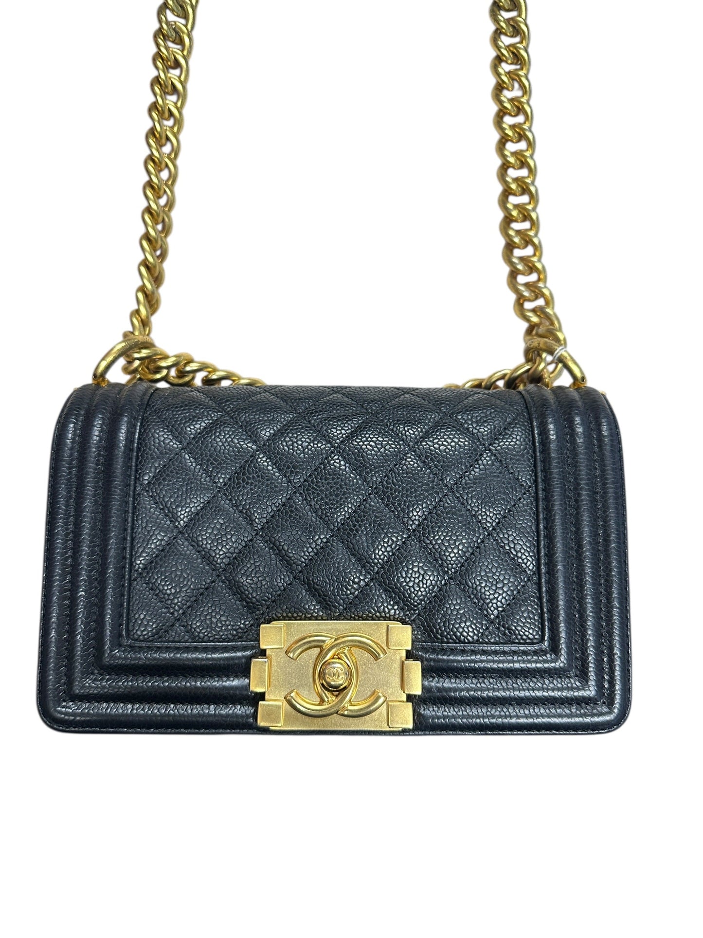 CHANEL Boy Flap Bag Caviar Leather Black | Authentic Pre-Owned Luxury