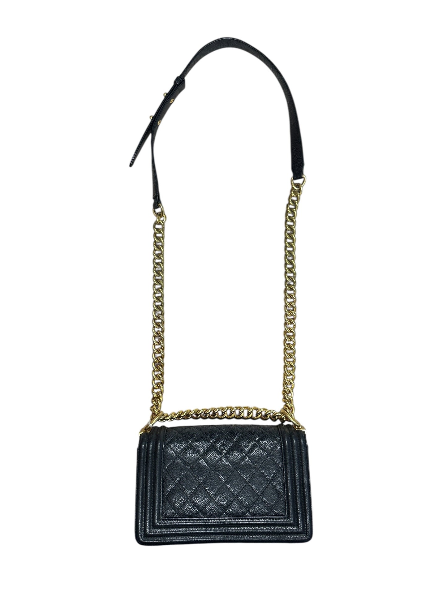 CHANEL Boy Flap Bag Caviar Leather Black | Authentic Pre-Owned Luxury