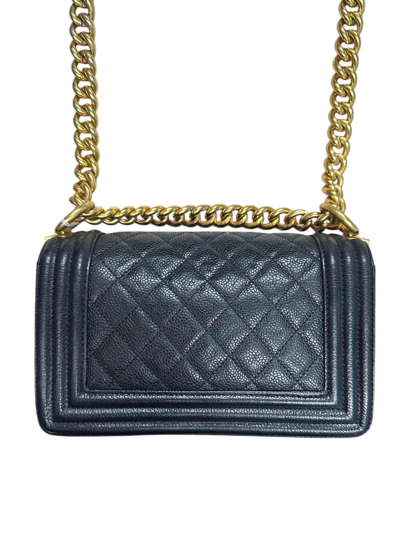 CHANEL Boy Flap Bag Caviar Leather Black | Authentic Pre-Owned Luxury