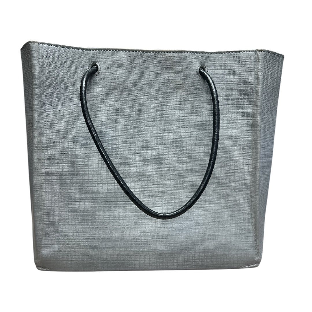BALENCIAGA Canvas Everyday Tote Bag Gray Silver Hardware | Authentic Pre-Owned Luxury