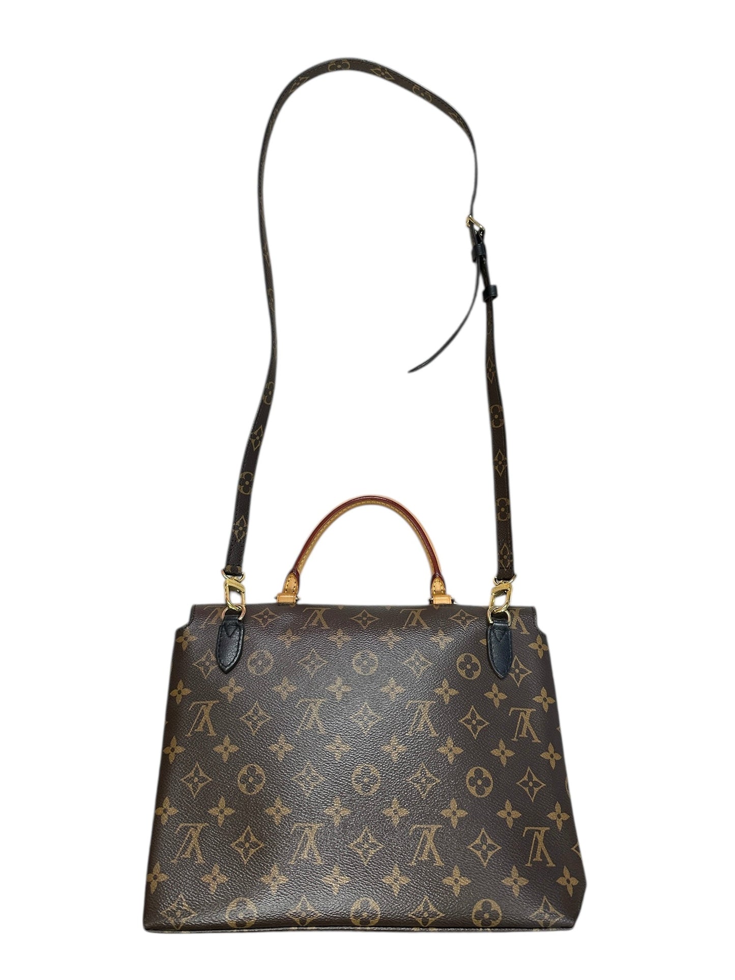 LOUIS VUITTON Monogram Marignan Handbag Brown/Black Gold Hardware | Authentic Pre-Owned Luxury