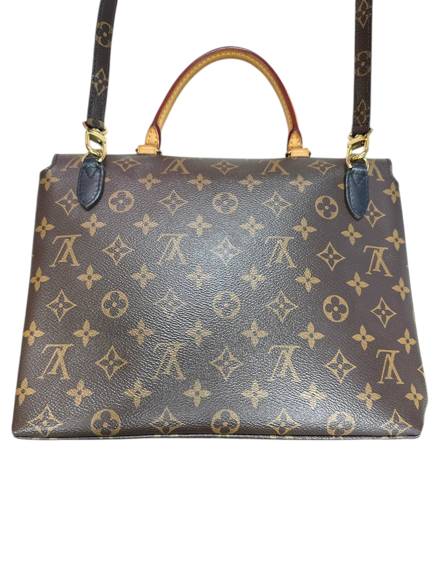 LOUIS VUITTON Monogram Marignan Handbag Brown/Black Gold Hardware | Authentic Pre-Owned Luxury