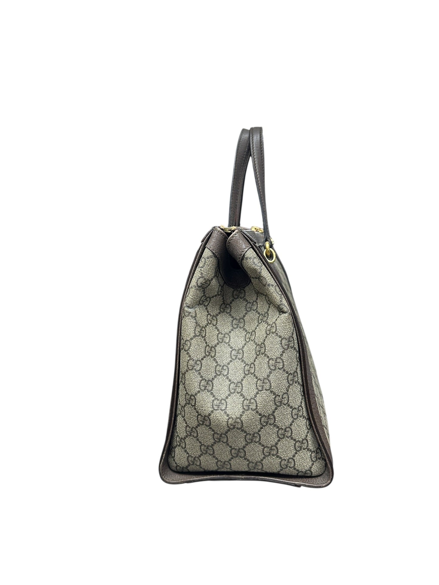 GUCCI GG Supreme Ophidia Tote Bag Beige/Brown Gold Hardware | Authentic Pre-Owned Luxury