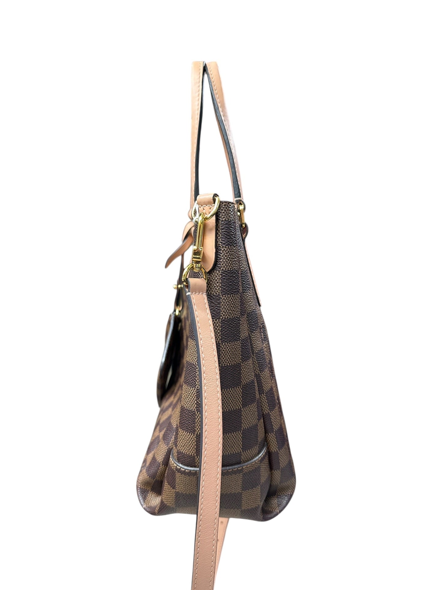 LOUIS VUITTON Damier Ebene Cabas Beaubourg Tote Bag Brown Gold Hardware | Authentic Pre-Owned Luxury