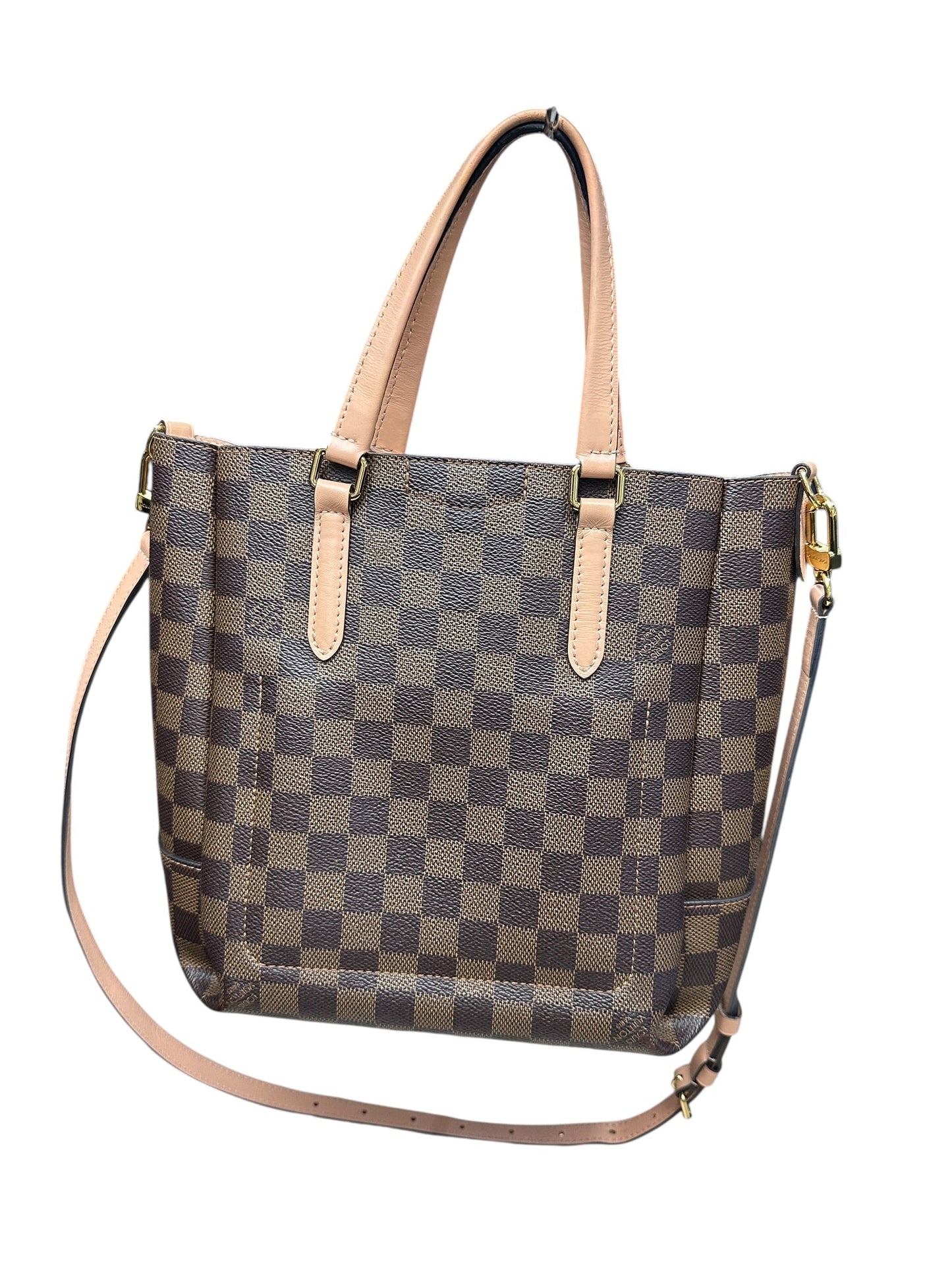 LOUIS VUITTON Damier Ebene Cabas Beaubourg Tote Bag Brown Gold Hardware | Authentic Pre-Owned Luxury