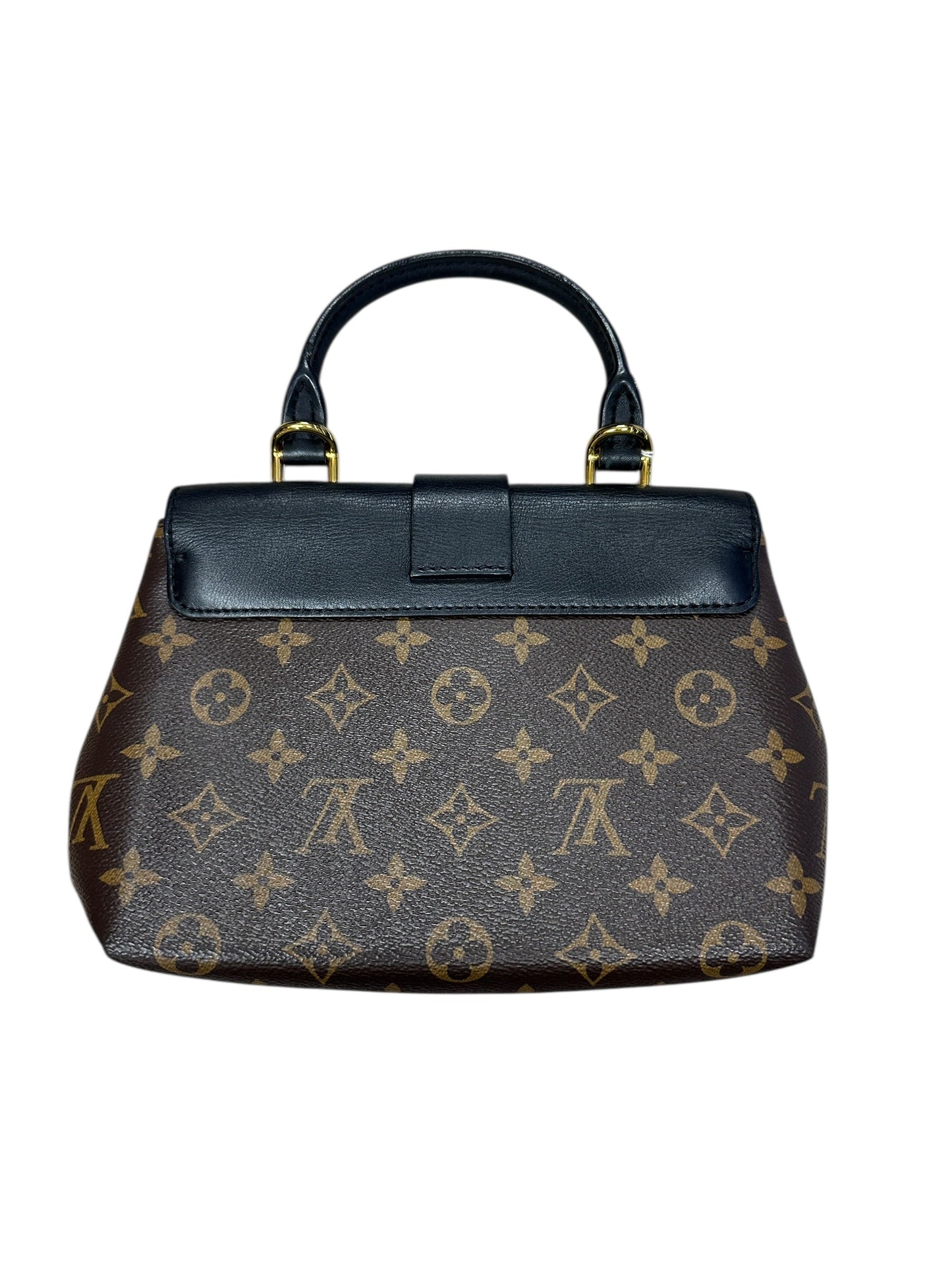 LOUIS VUITTON Monogram Locky BB Handbag Brown/Black Gold Hardware | Authentic Pre-Owned Luxury