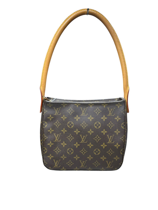 LOUIS VUITTON Monogram Looping MM Shoulder Bag Brown Gold Hardware | Authentic Pre-Owned Luxury