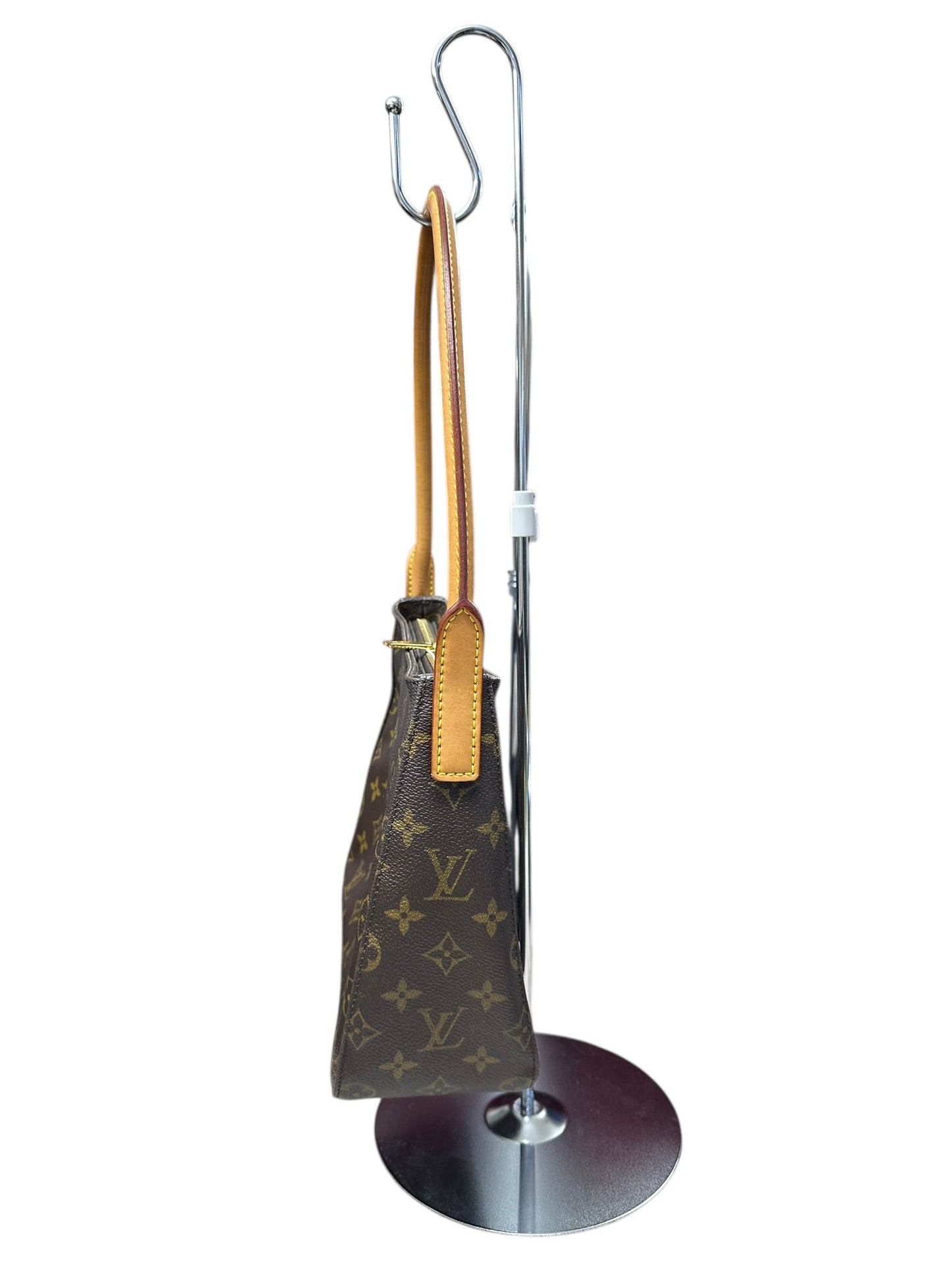 LOUIS VUITTON Monogram Looping MM Shoulder Bag Brown Gold Hardware | Authentic Pre-Owned Luxury