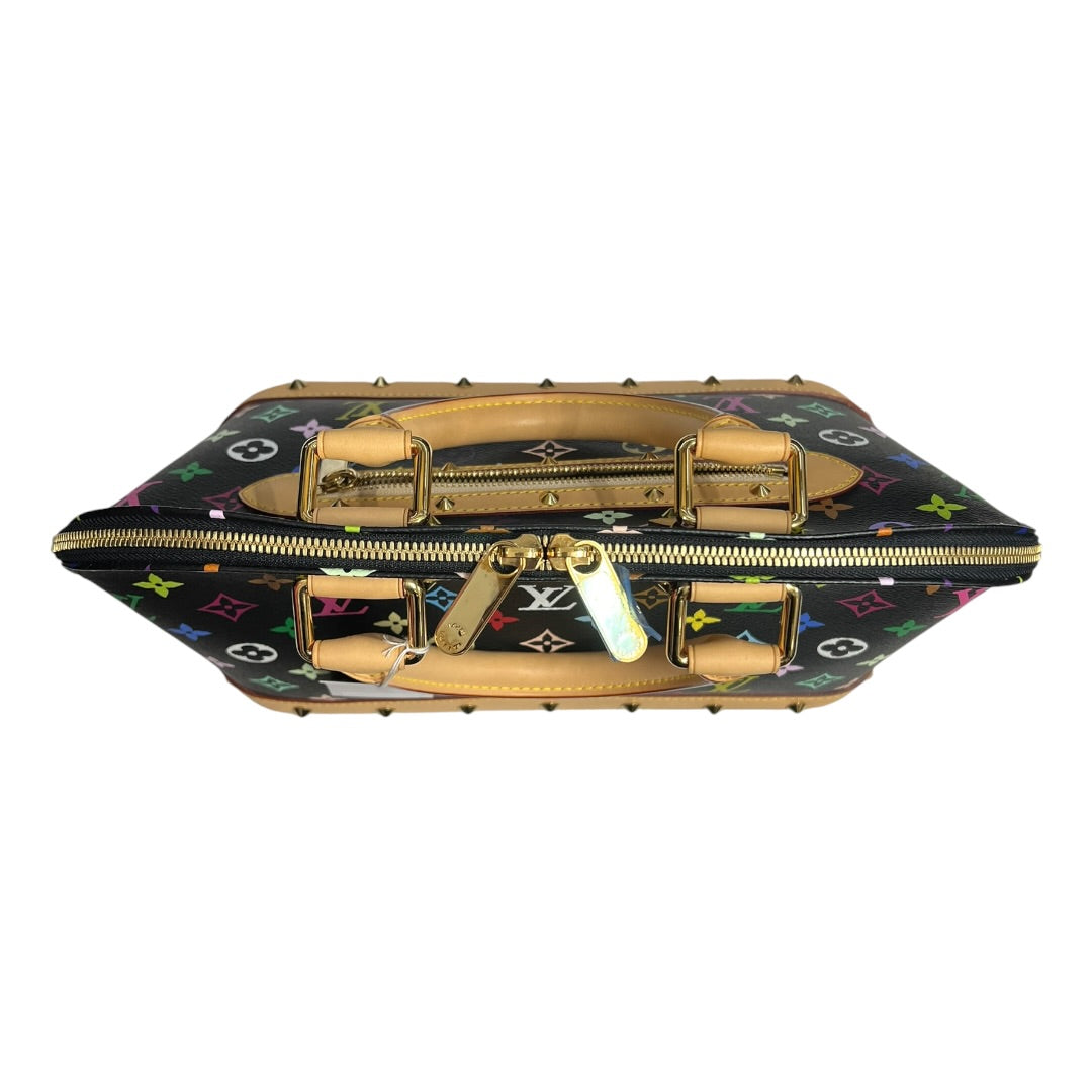 LOUIS VUITTON Multicolor Monogram Alma PM Handbag Black/Multicolor Gold Hardware | Authentic Pre-Owned Luxury
