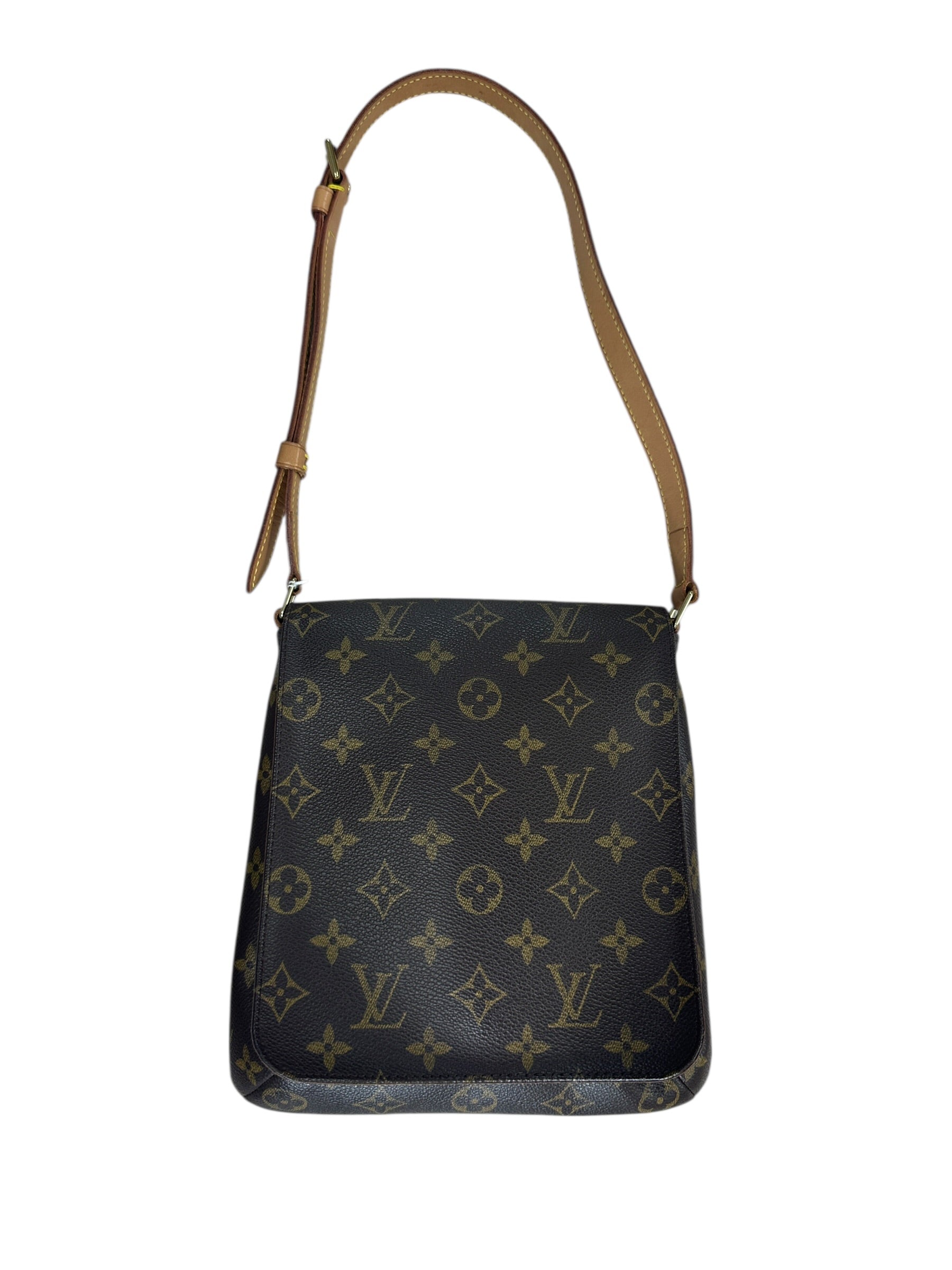 LOUIS VUITTON Monogram Musette Salsa Shoulder Bag Brown Gold Hardware | Authentic Pre-Owned Luxury