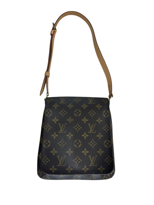 LOUIS VUITTON Monogram Musette Salsa Shoulder Bag Brown Gold Hardware | Authentic Pre-Owned Luxury