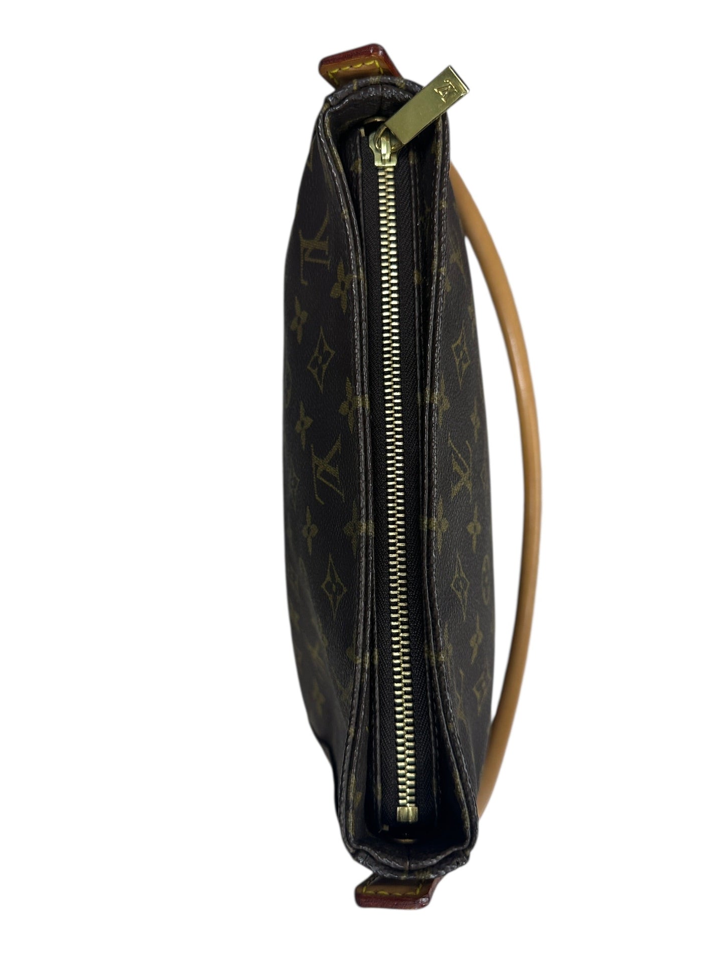 LOUIS VUITTON Monogram Pochette Accessoires Pouch Brown Gold Hardware | Authentic Pre-Owned Luxury