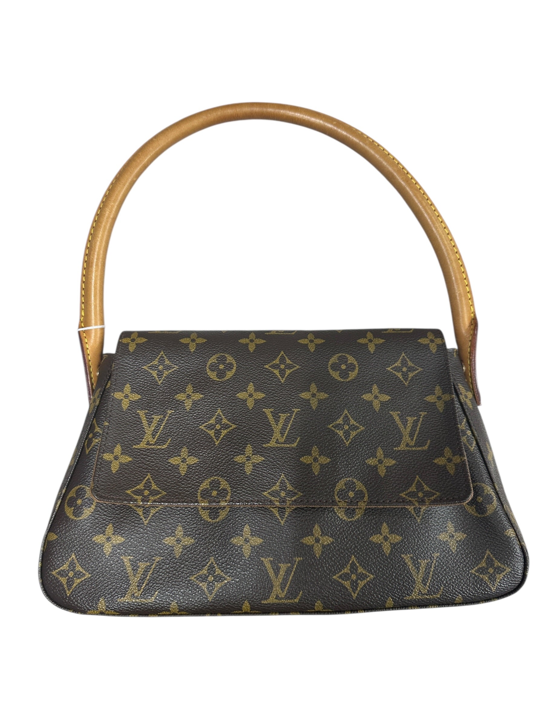 LOUIS VUITTON Monogram Looping PM Shoulder Bag Brown Gold Hardware | Authentic Pre-Owned Luxury