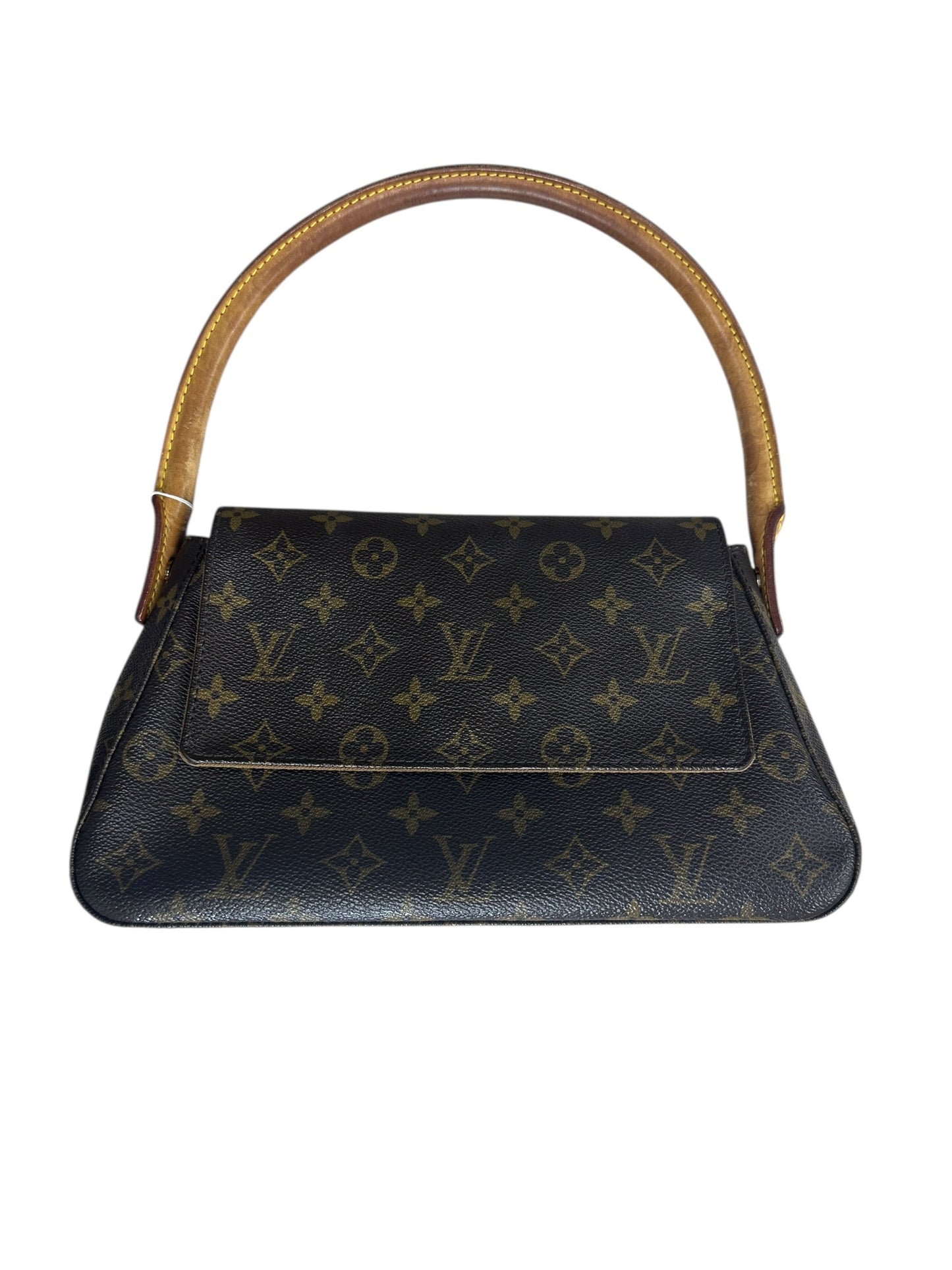 LOUIS VUITTON Monogram Mini Looping Shoulder Bag Brown Gold Hardware | Authentic Pre-Owned Luxury