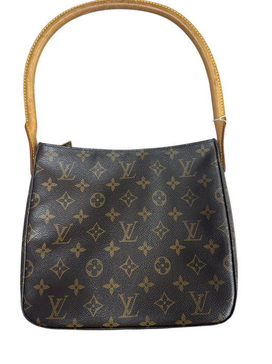LOUIS VUITTON Monogram Looping MM Shoulder Bag Brown Gold Hardware | Authentic Pre-Owned Luxury