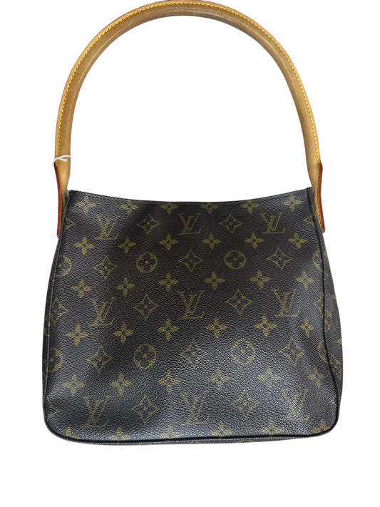 LOUIS VUITTON Monogram Looping GM Shoulder Bag Brown Gold Hardware | Authentic Pre-Owned Luxury