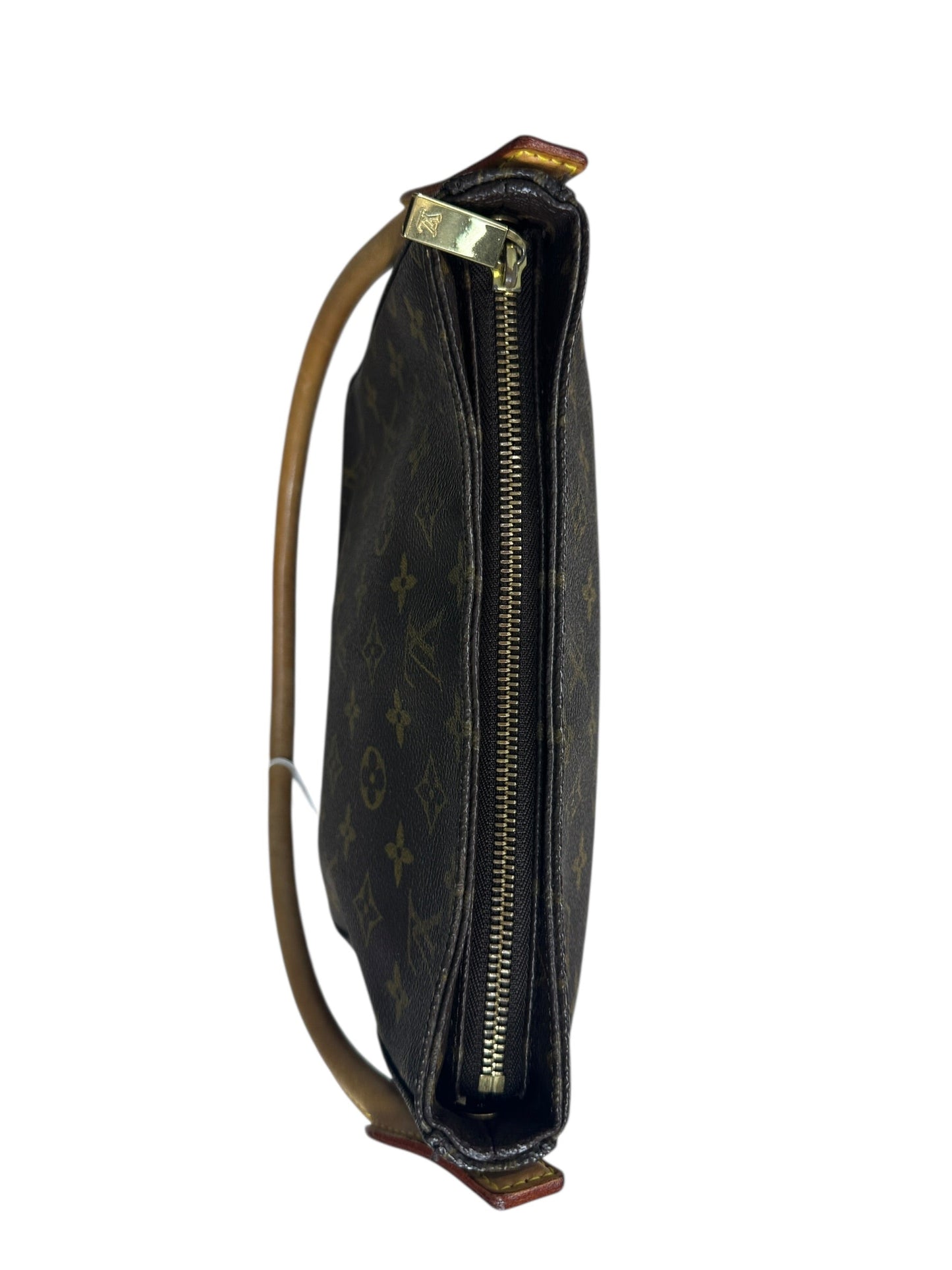 LOUIS VUITTON Monogram Looping GM Shoulder Bag Brown Gold Hardware | Authentic Pre-Owned Luxury