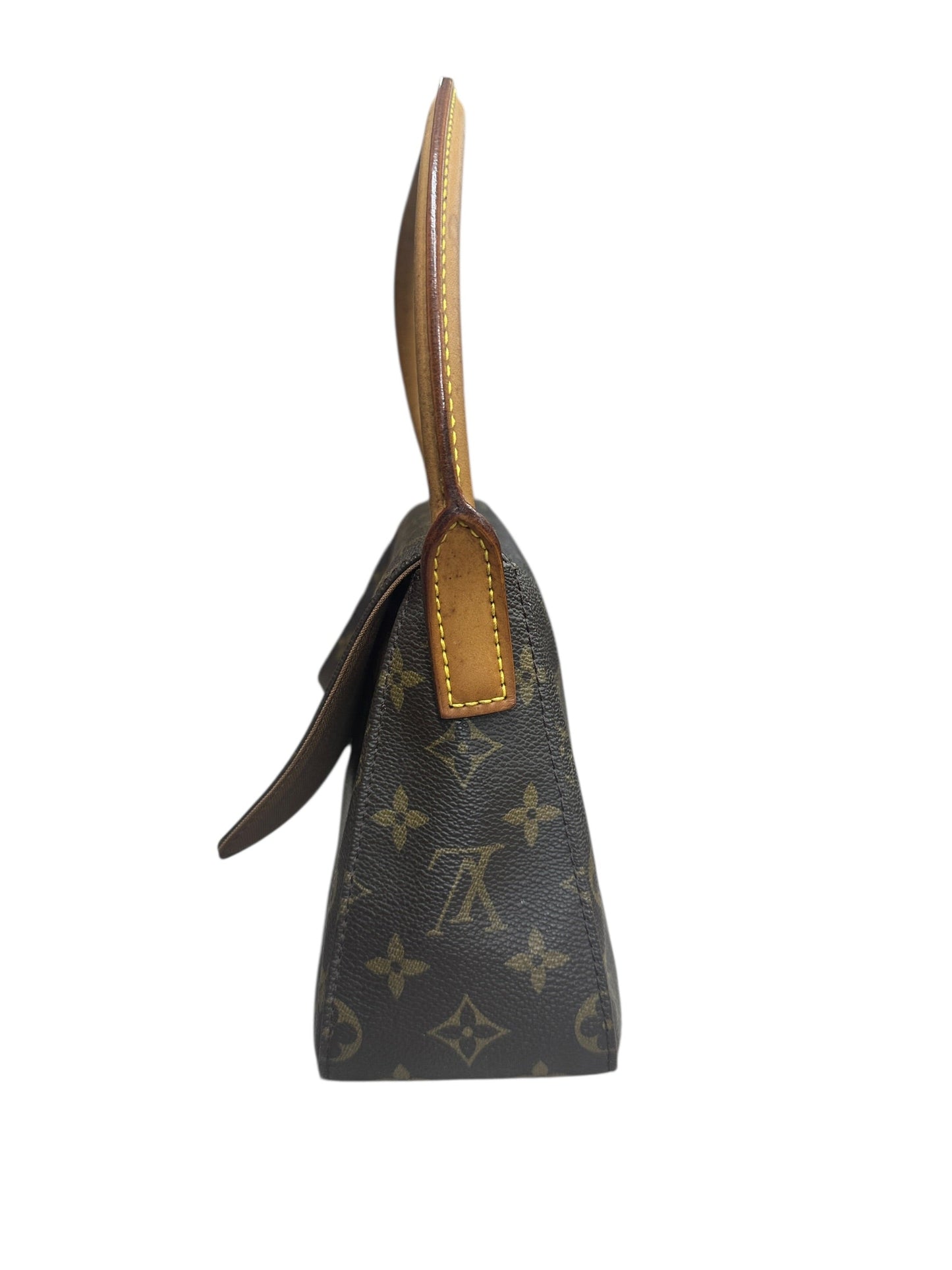 LOUIS VUITTON Monogram Mini Looping Shoulder Bag Brown Gold Hardware | Authentic Pre-Owned Luxury
