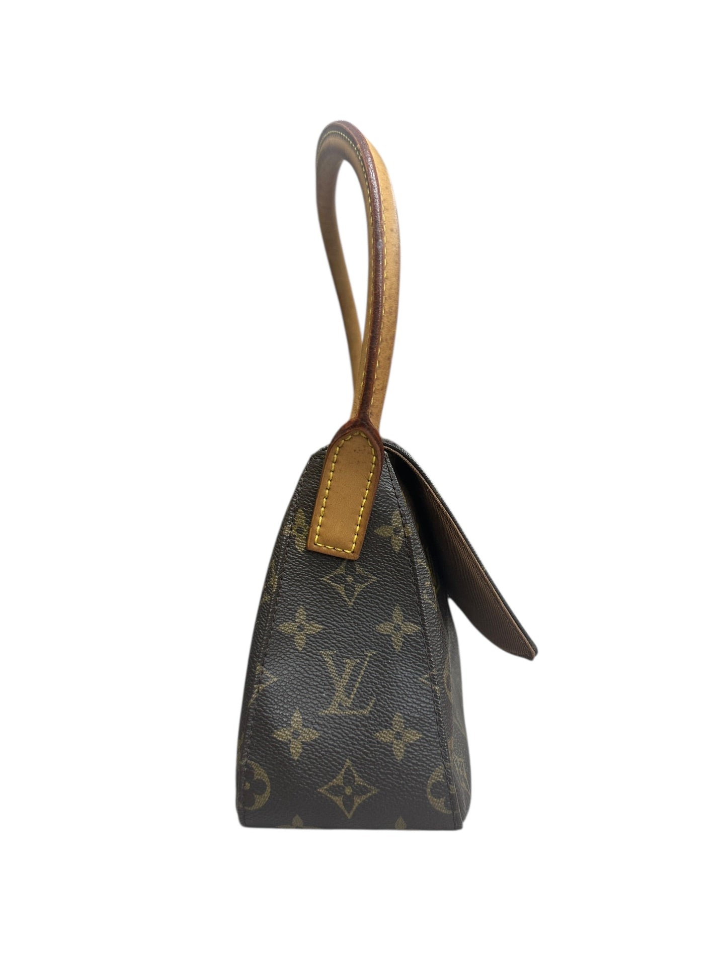 LOUIS VUITTON Monogram Mini Looping Shoulder Bag Brown Gold Hardware | Authentic Pre-Owned Luxury