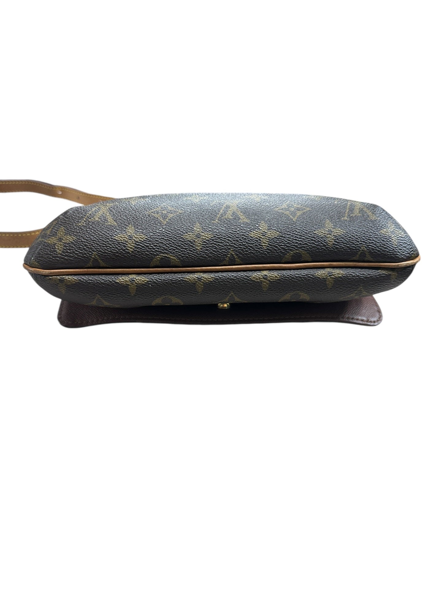 LOUIS VUITTON Monogram Musette Tango Shoulder Bag Brown Gold Hardware | Authentic Pre-Owned Luxury
