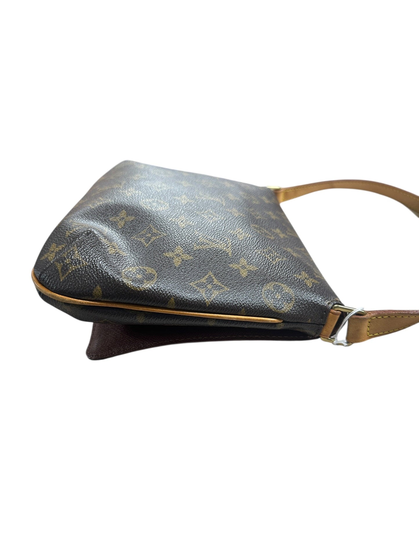 LOUIS VUITTON Monogram Musette Tango Shoulder Bag Brown Gold Hardware | Authentic Pre-Owned Luxury