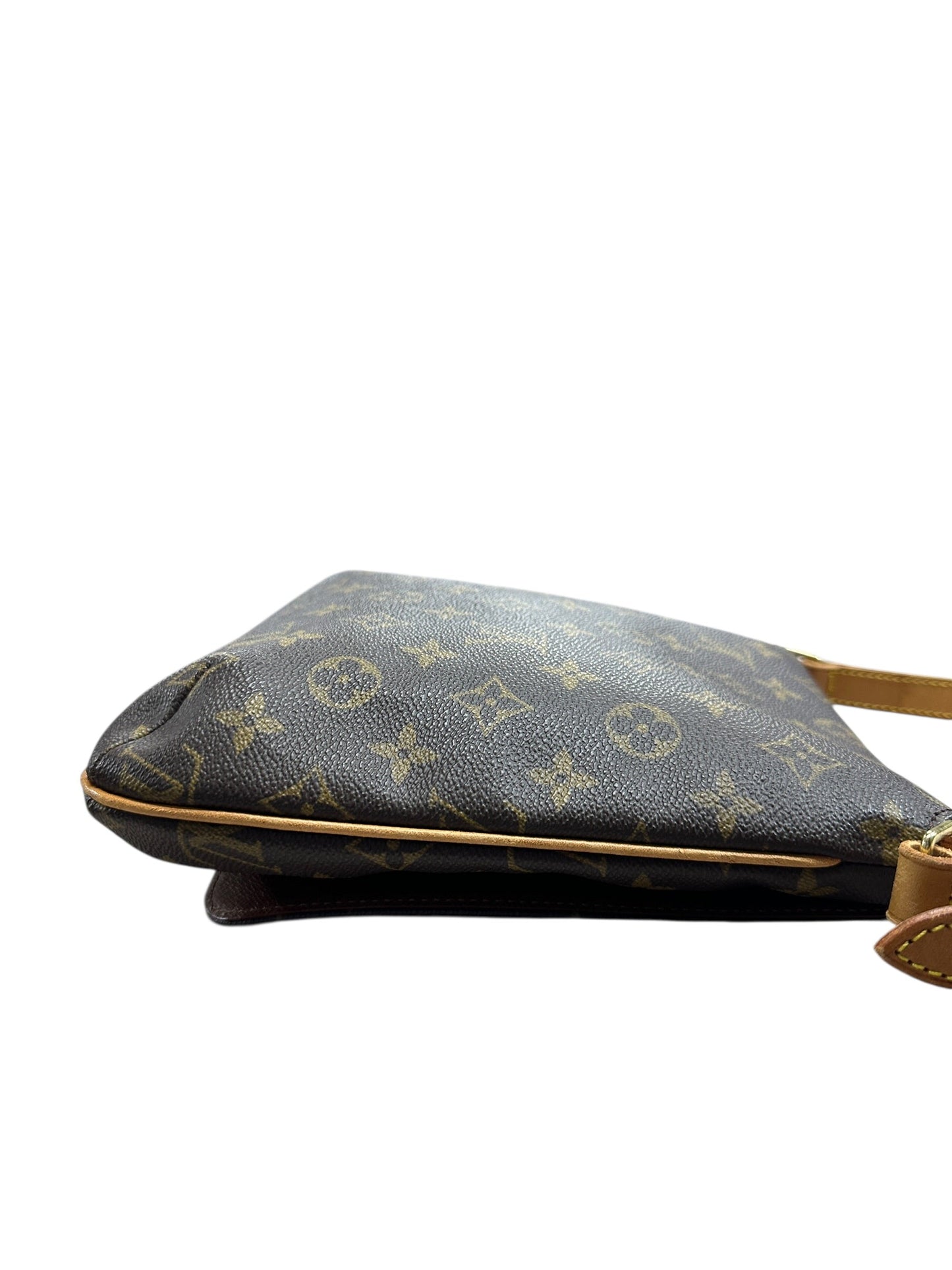 LOUIS VUITTON Monogram Musette Tango Shoulder Bag Brown Gold Hardware | Authentic Pre-Owned Luxury