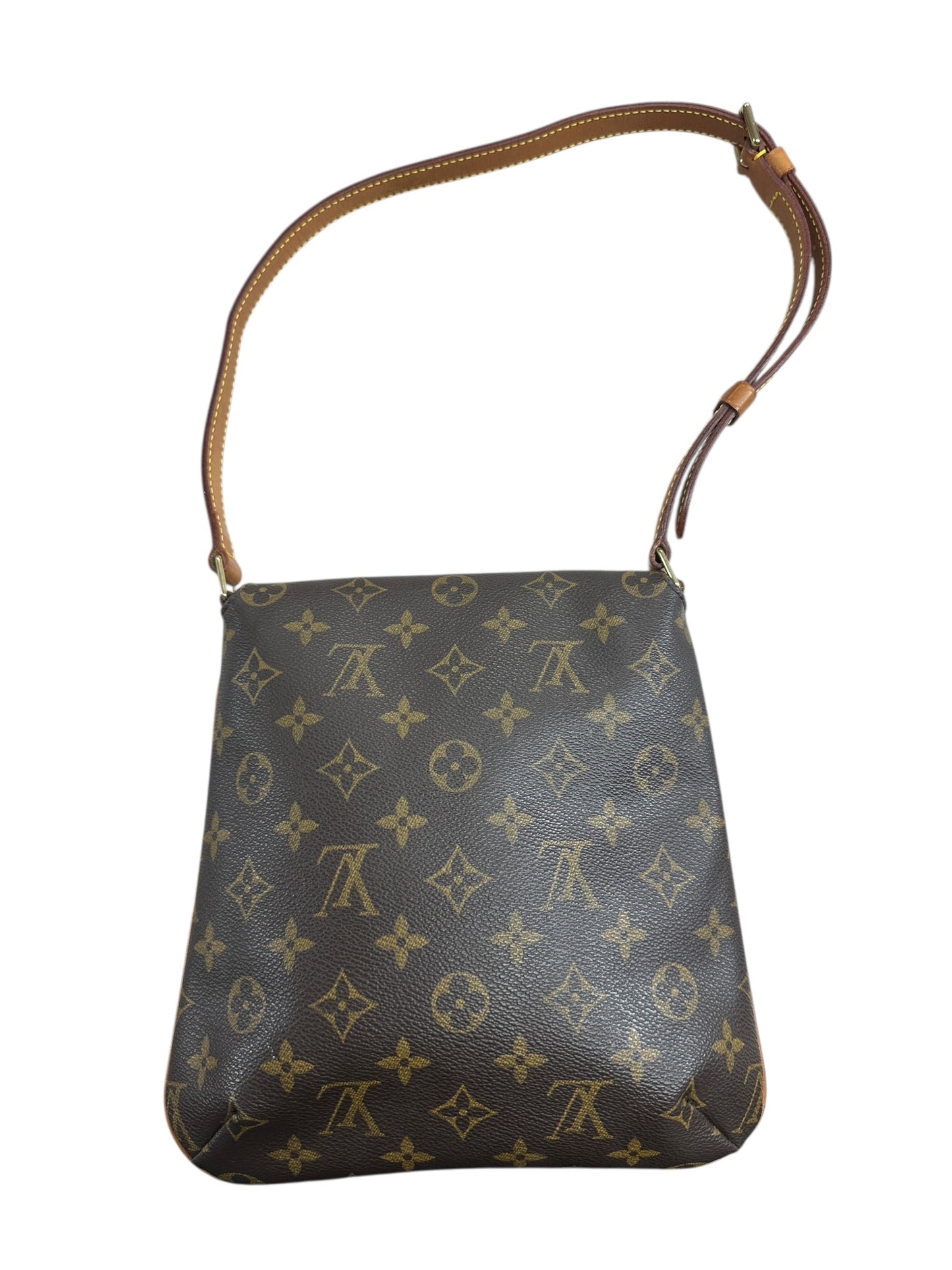 LOUIS VUITTON Monogram Musette Salsa Shoulder Bag Brown Gold Hardware | Authentic Pre-Owned Luxury