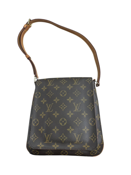 LOUIS VUITTON Monogram Musette Salsa Shoulder Bag Brown Gold Hardware | Authentic Pre-Owned Luxury