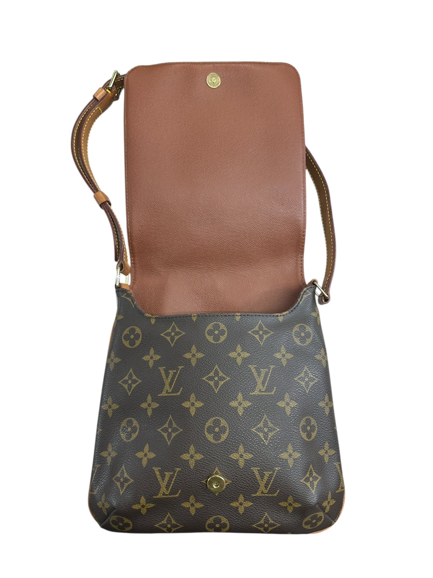 LOUIS VUITTON Monogram Musette Salsa Shoulder Bag Brown Gold Hardware | Authentic Pre-Owned Luxury