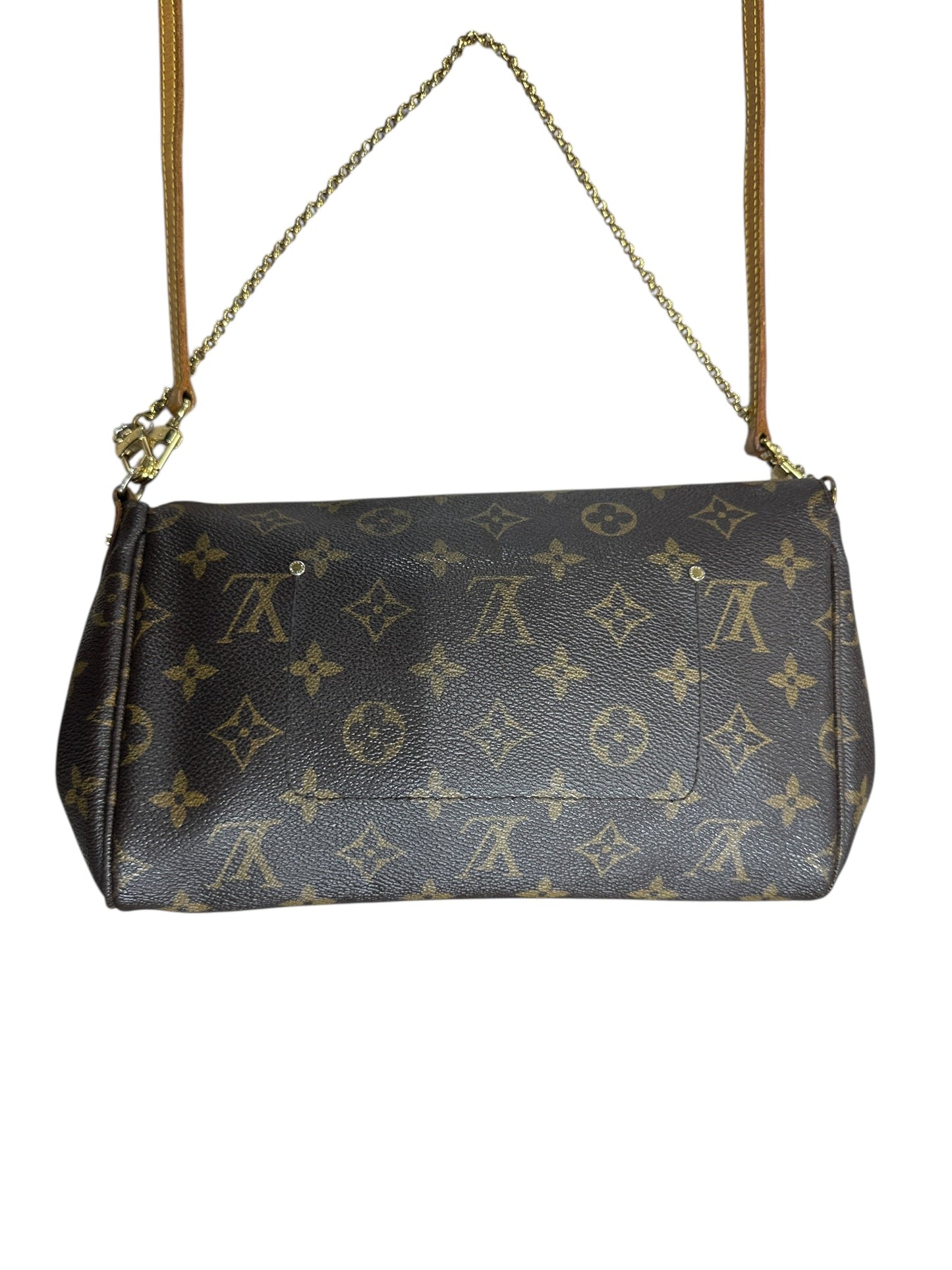 LOUIS VUITTON Monogram Favorite MM Crossbody Bag Brown Gold Hardware | Authentic Pre-Owned Luxury