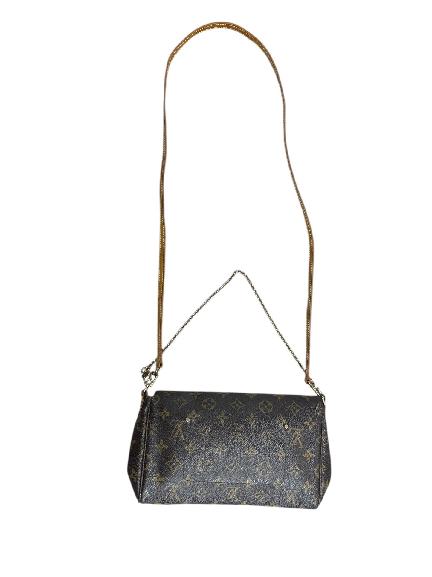 LOUIS VUITTON Monogram Favorite MM Crossbody Bag Brown Gold Hardware | Authentic Pre-Owned Luxury